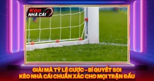 Giải Mã Tỷ Lệ Cược - Bí Quyết Soi Kèo Nhà Cái Chuẩn Xác Cho Mọi Trận Đấu